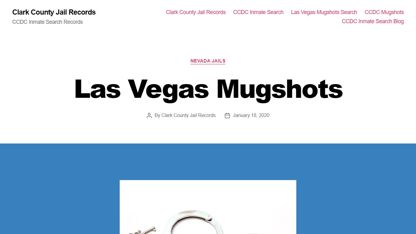 Las Vegas Mugshots - Clark County Jail Records